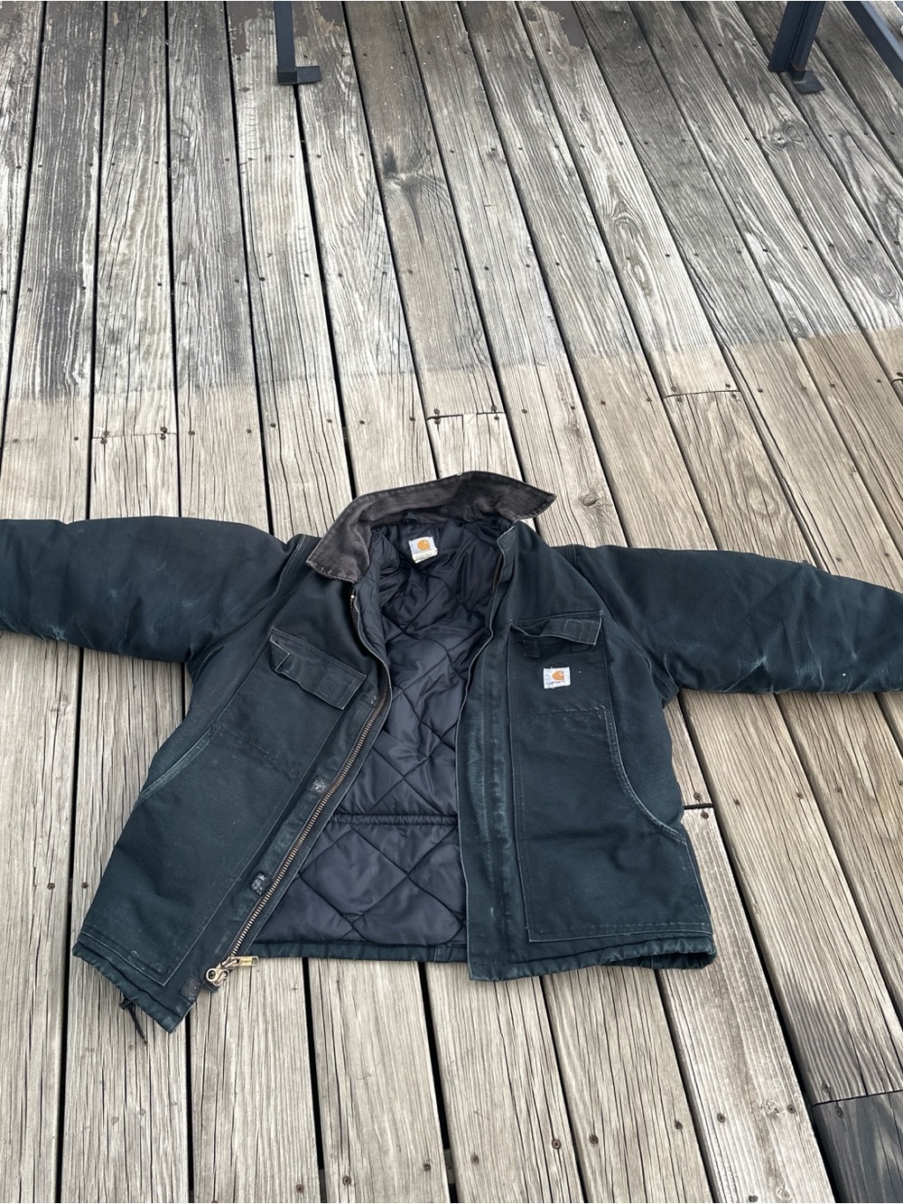 Vintage Carhartt Canvas Arctic Work Jacket Men’s Size XL - Picture 1 of 7